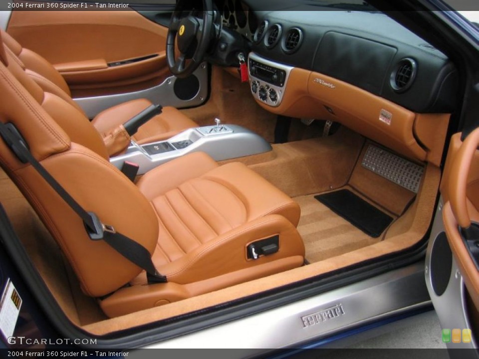 Tan Interior Photo for the 2004 Ferrari 360 Spider F1 #39452702