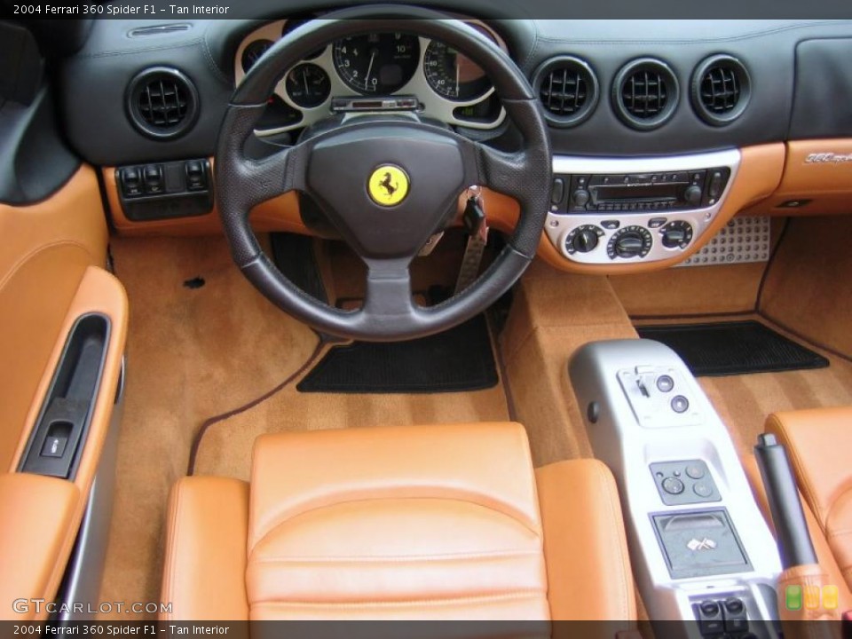 Tan Interior Dashboard for the 2004 Ferrari 360 Spider F1 #39452721