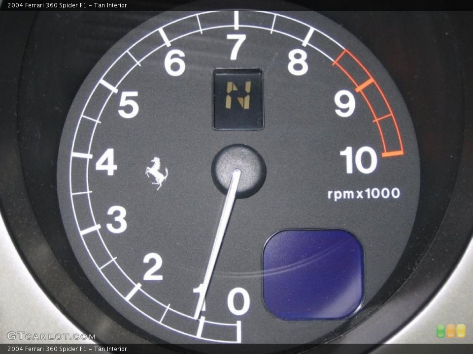 Tan Interior Gauges for the 2004 Ferrari 360 Spider F1 #39452762