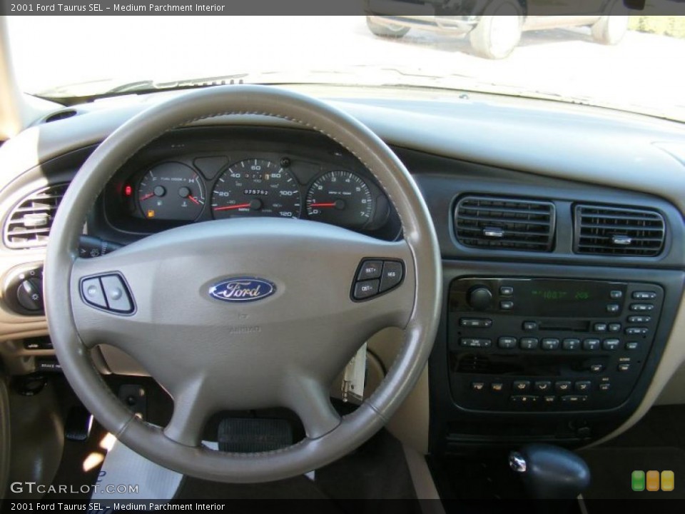 Medium Parchment Interior Dashboard for the 2001 Ford Taurus SEL #39452814
