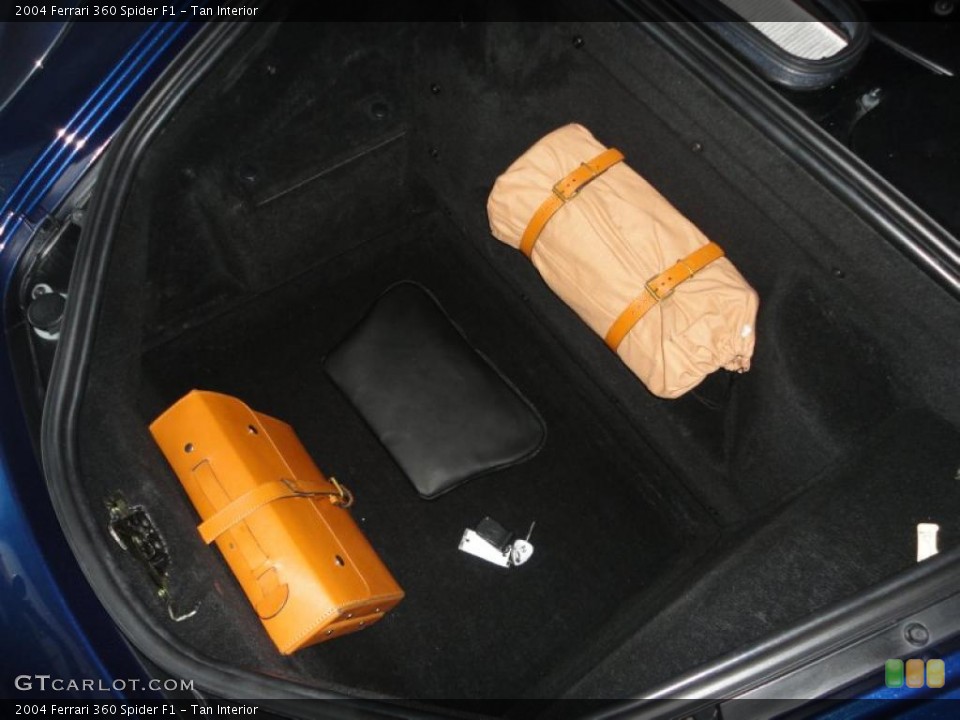 Tan Interior Trunk for the 2004 Ferrari 360 Spider F1 #39452942