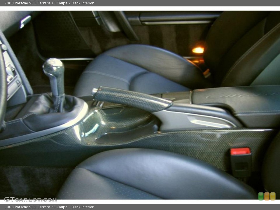 Black Interior Transmission for the 2008 Porsche 911 Carrera 4S Coupe #39453670