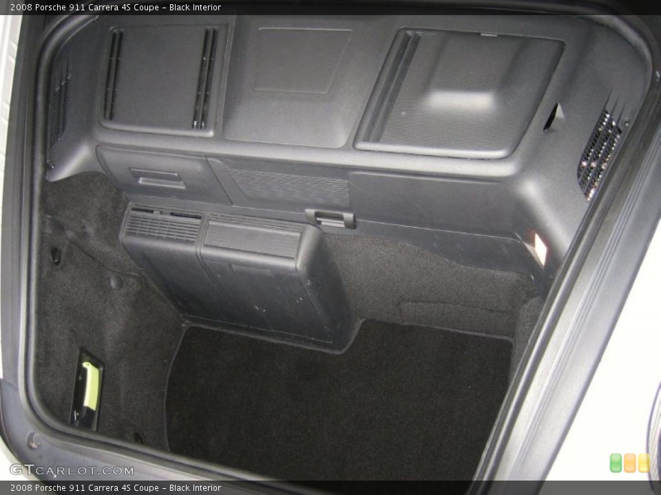 Black Interior Trunk for the 2008 Porsche 911 Carrera 4S Coupe #39453858
