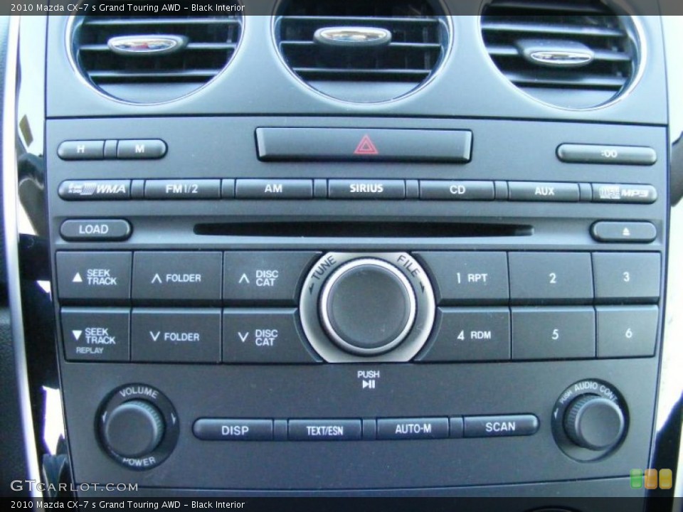 Black Interior Controls for the 2010 Mazda CX-7 s Grand Touring AWD #39455034