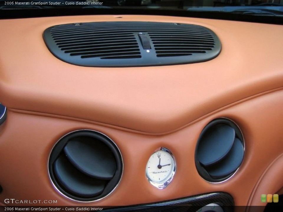 Cuoio (Saddle) Interior Dashboard for the 2006 Maserati GranSport Spyder #39455382