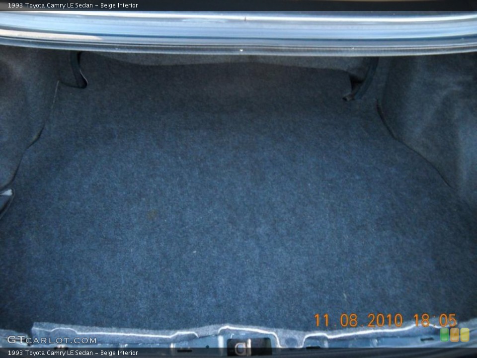 Beige Interior Trunk for the 1993 Toyota Camry LE Sedan #39456507