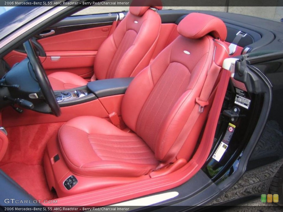 Berry Red/Charcoal Interior Photo for the 2006 Mercedes-Benz SL 55 AMG Roadster #39456754