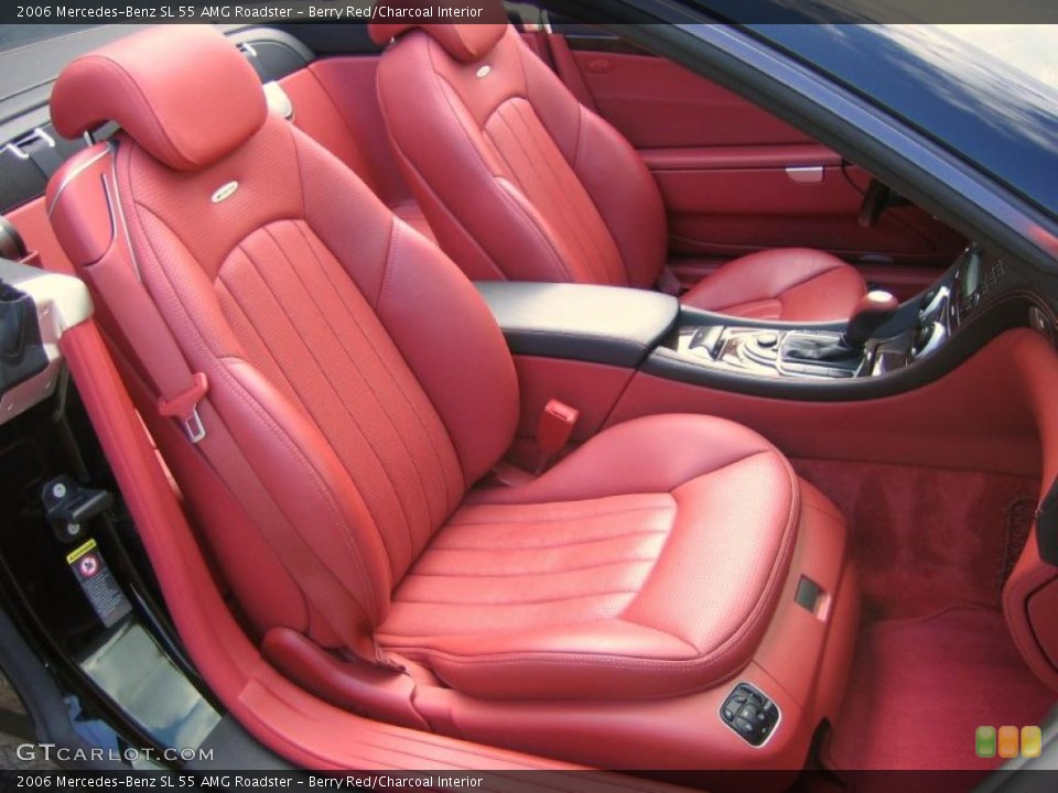 Berry Red/Charcoal Interior Photo for the 2006 Mercedes-Benz SL 55 AMG Roadster #39456798