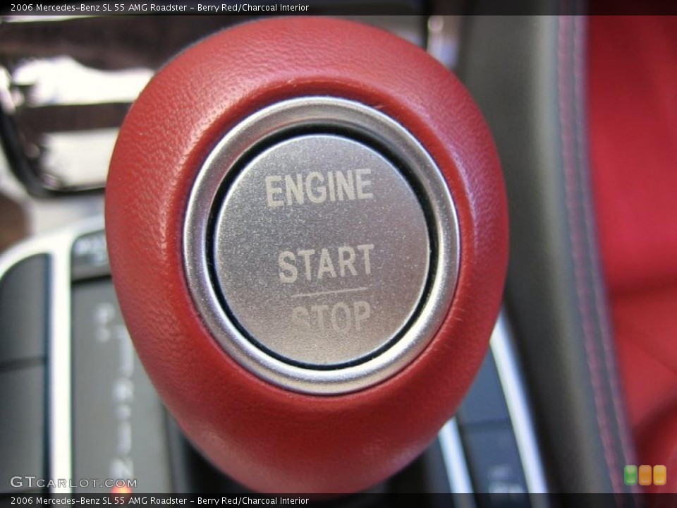 Berry Red/Charcoal Interior Controls for the 2006 Mercedes-Benz SL 55 AMG Roadster #39457026
