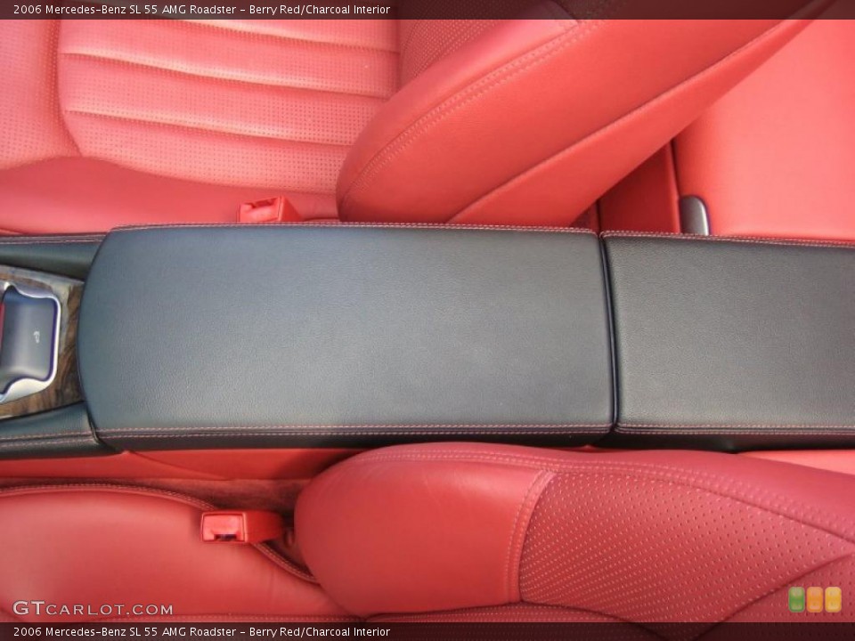 Berry Red/Charcoal 2006 Mercedes-Benz SL Interiors
