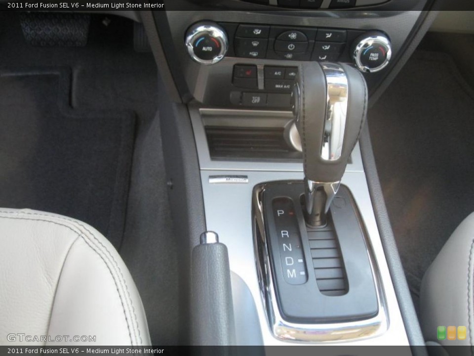 Medium Light Stone Interior Transmission for the 2011 Ford Fusion SEL V6 #39457086
