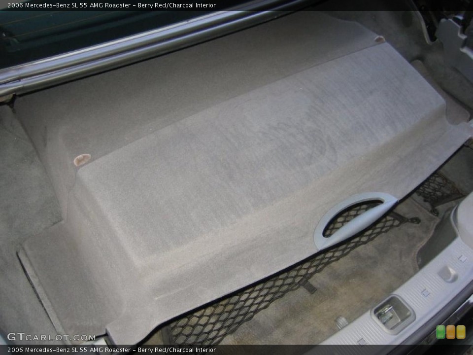 Berry Red/Charcoal Interior Trunk for the 2006 Mercedes-Benz SL 55 AMG Roadster #39457146