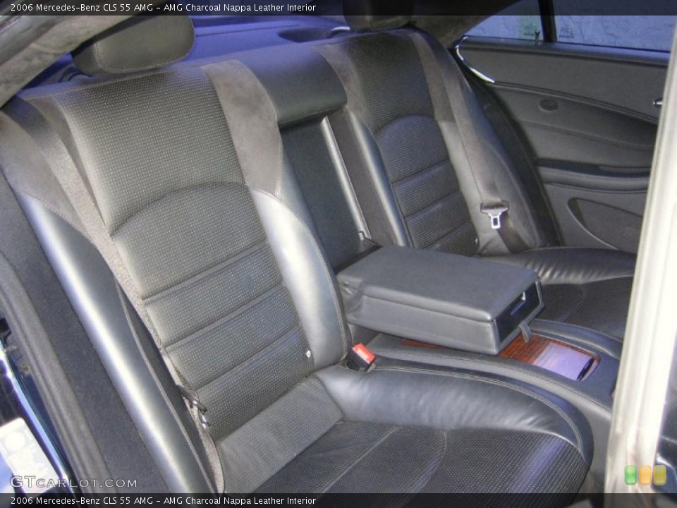 AMG Charcoal Nappa Leather Interior Photo for the 2006 Mercedes-Benz CLS 55 AMG #39458282