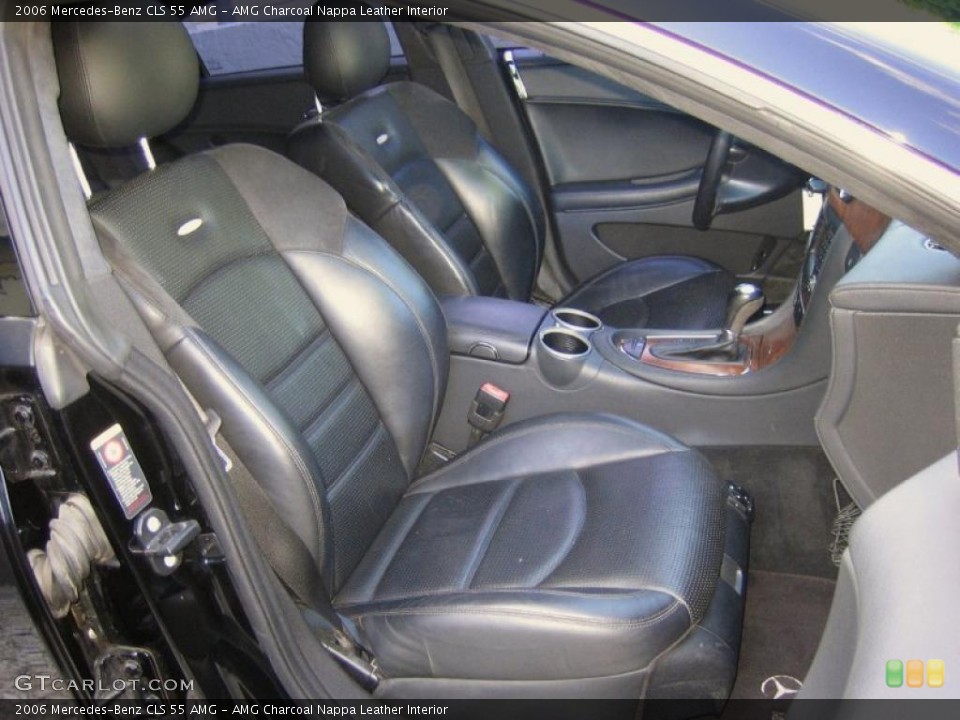 AMG Charcoal Nappa Leather Interior Photo for the 2006 Mercedes-Benz CLS 55 AMG #39458318