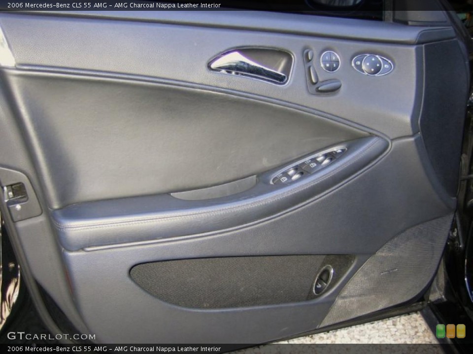 AMG Charcoal Nappa Leather Interior Door Panel for the 2006 Mercedes-Benz CLS 55 AMG #39458486
