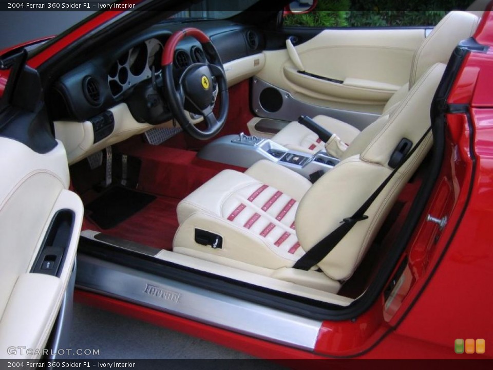 Ivory 2004 Ferrari 360 Interiors