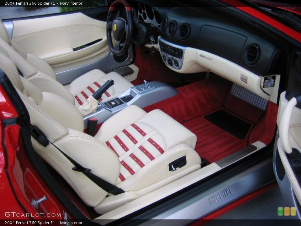 Ivory Interior Dashboard for the 2004 Ferrari 360 Spider F1 #39459106