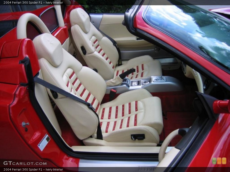 Ivory Interior Photo for the 2004 Ferrari 360 Spider F1 #39459122
