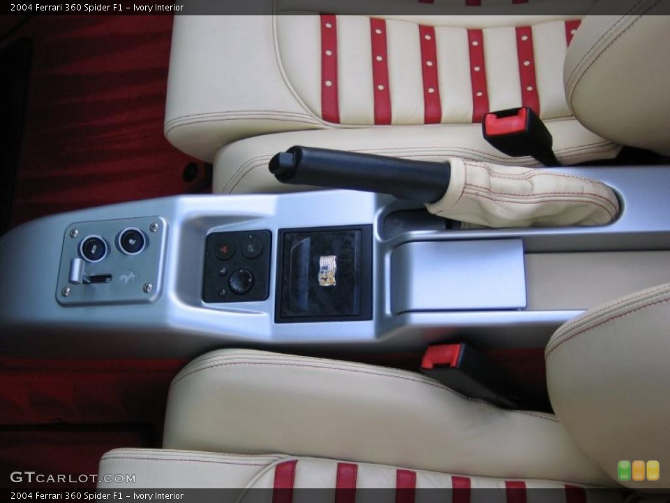 Ivory Interior Controls for the 2004 Ferrari 360 Spider F1 #39459254