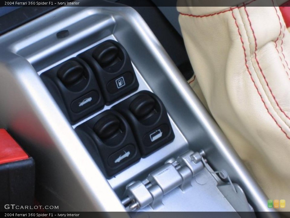 Ivory Interior Controls for the 2004 Ferrari 360 Spider F1 #39459286