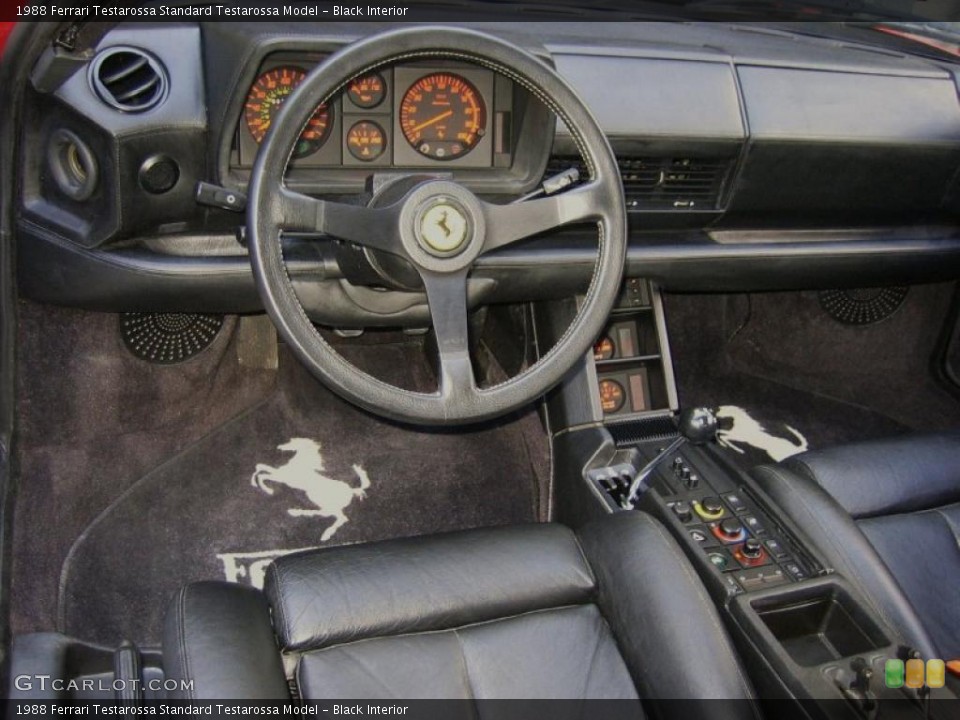 Black Interior Prime Interior for the 1988 Ferrari Testarossa  #39459874