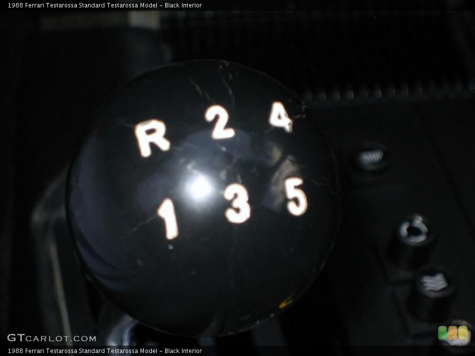 Black Interior Transmission for the 1988 Ferrari Testarossa  #39460030