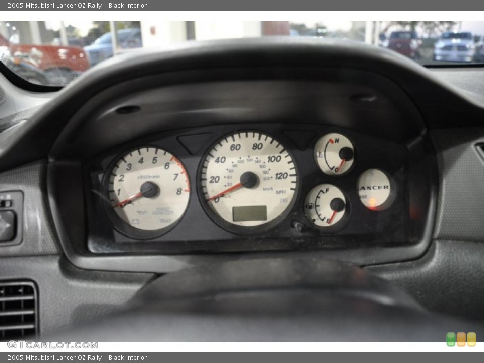 Black Interior Gauges for the 2005 Mitsubishi Lancer OZ Rally #39460274