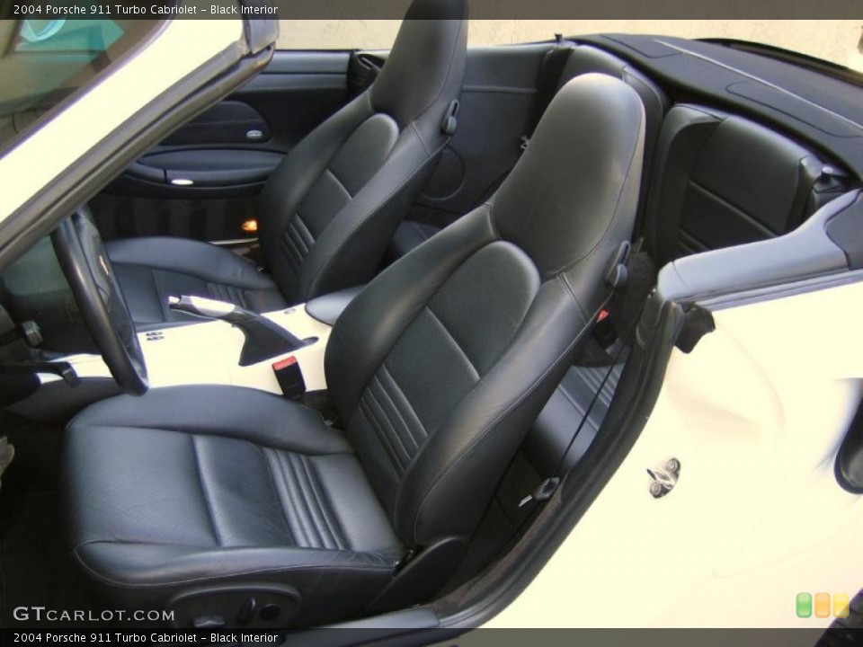 Black Interior Photo for the 2004 Porsche 911 Turbo Cabriolet #39460671