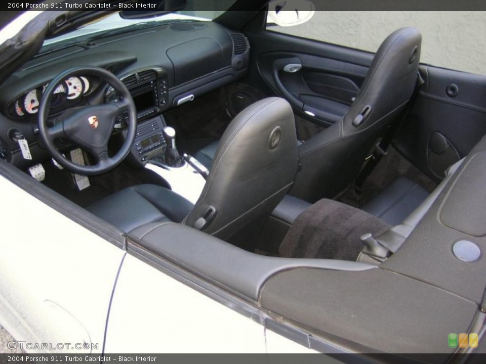 Black Interior Photo for the 2004 Porsche 911 Turbo Cabriolet #39460742