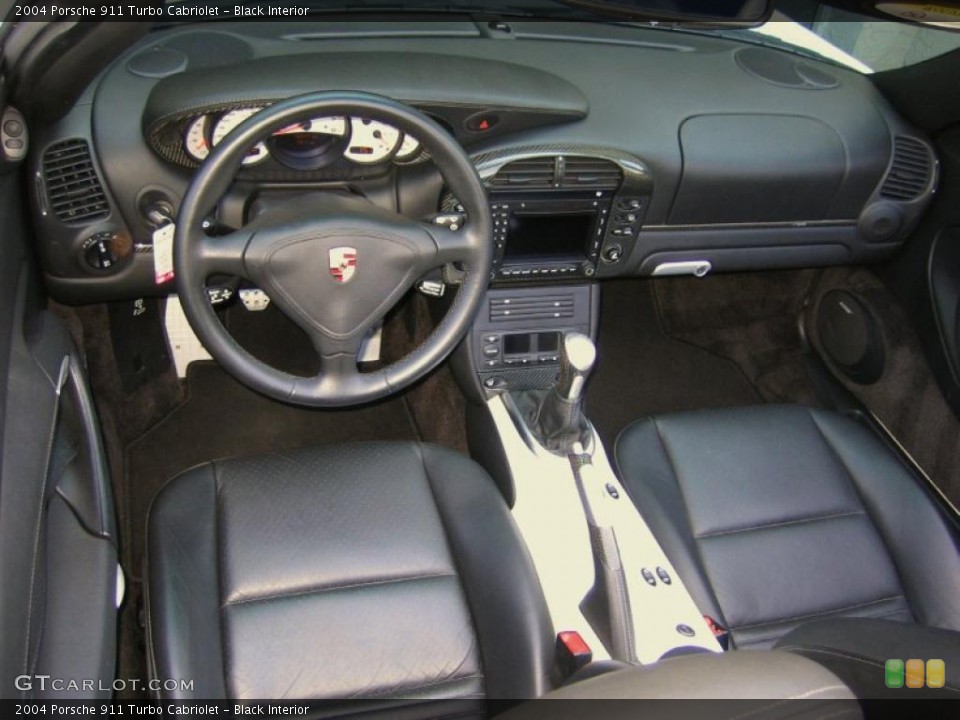 Black Interior Dashboard for the 2004 Porsche 911 Turbo Cabriolet #39460774
