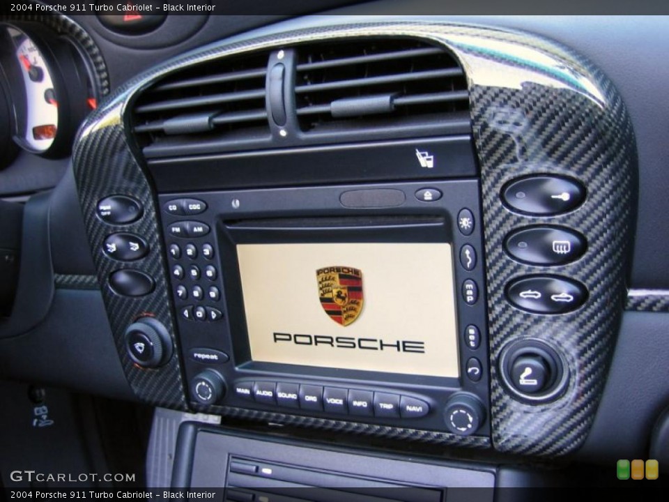 Black Interior Controls for the 2004 Porsche 911 Turbo Cabriolet #39460902