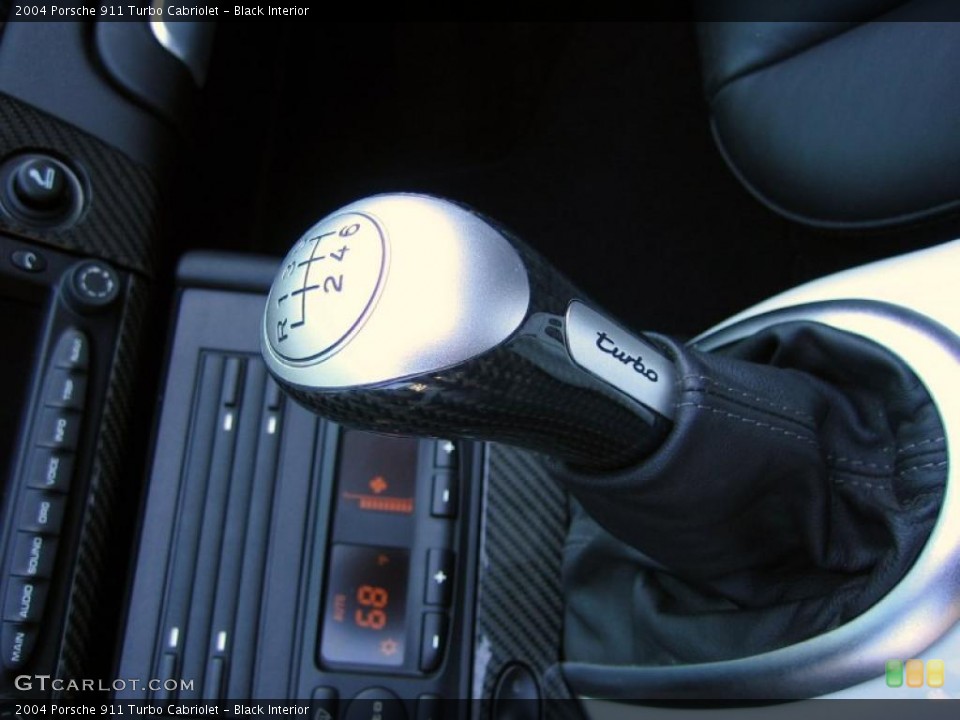 Black Interior Transmission for the 2004 Porsche 911 Turbo Cabriolet #39460934