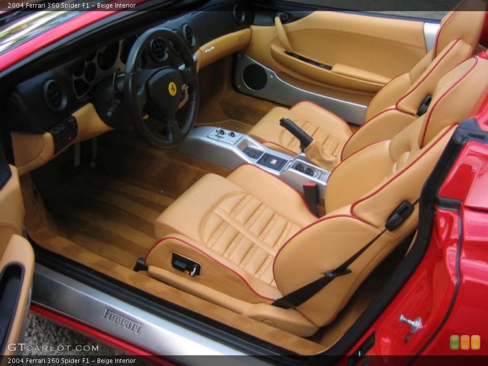 Beige Interior Prime Interior for the 2004 Ferrari 360 Spider F1 #39461434