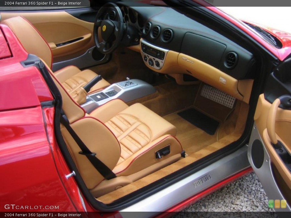 Beige Interior Dashboard for the 2004 Ferrari 360 Spider F1 #39461526