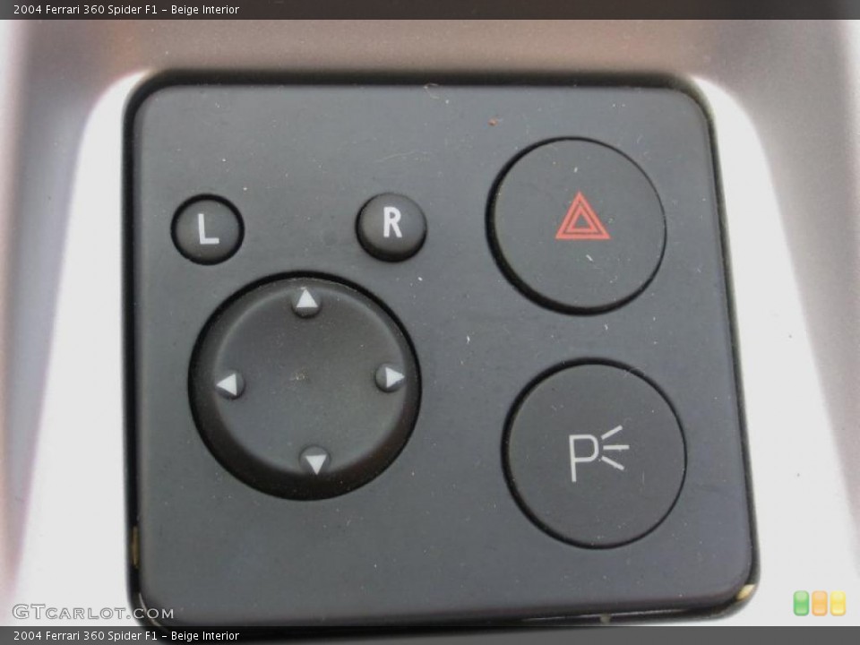 Beige Interior Controls for the 2004 Ferrari 360 Spider F1 #39461662