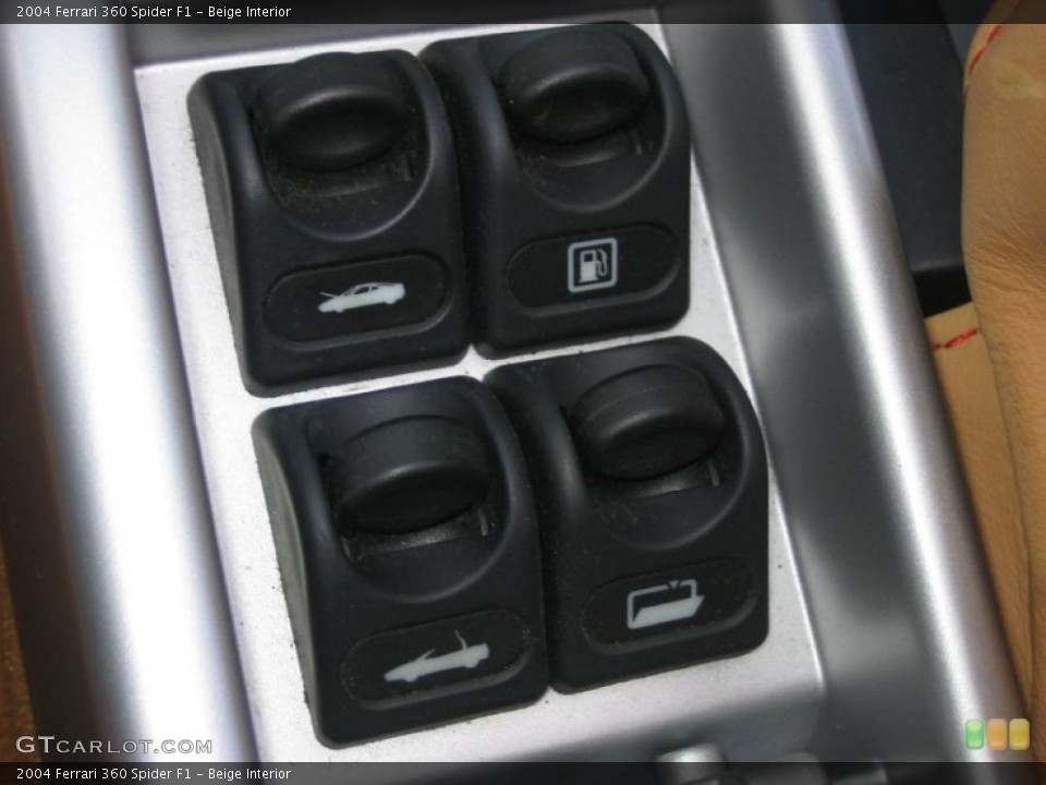 Beige Interior Controls for the 2004 Ferrari 360 Spider F1 #39461686