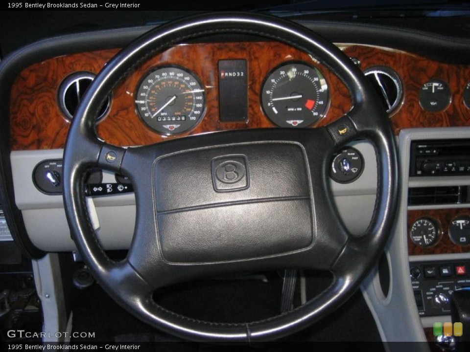 Grey Interior Steering Wheel for the 1995 Bentley Brooklands Sedan #39462354