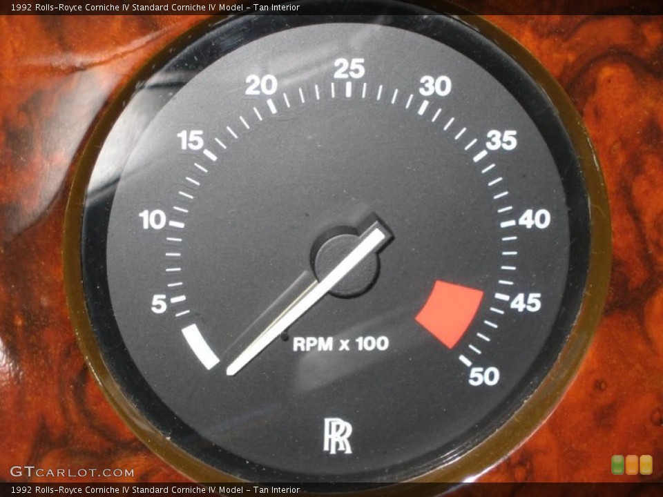 Tan Interior Gauges for the 1992 Rolls-Royce Corniche IV  #39463118