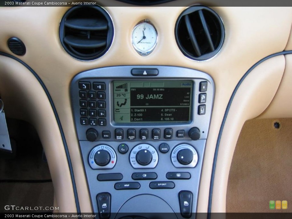 Avorio Interior Controls for the 2003 Maserati Coupe Cambiocorsa #39463914