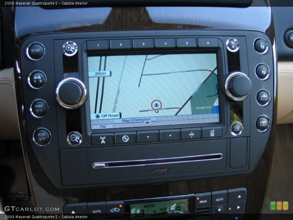 Sabbia Interior Navigation for the 2009 Maserati Quattroporte S #39466446