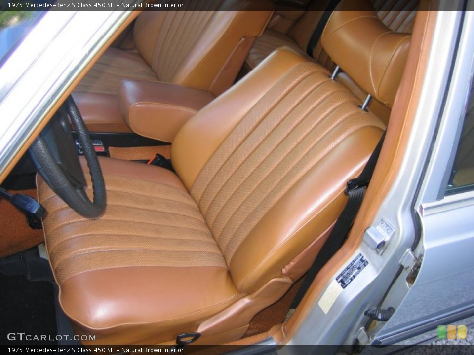 Natural Brown Interior Photo for the 1975 Mercedes-Benz S Class 450 SE #39467891