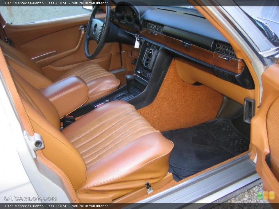 Natural Brown Interior Photo for the 1975 Mercedes-Benz S Class 450 SE #39467994