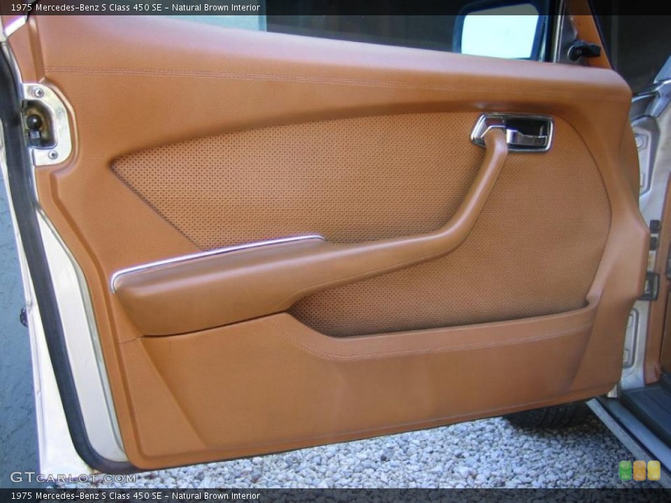 Natural Brown Interior Door Panel for the 1975 Mercedes-Benz S Class 450 SE #39468226