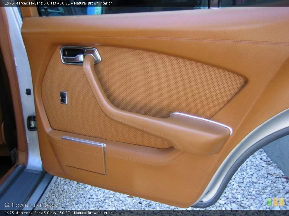 Natural Brown Interior Door Panel for the 1975 Mercedes-Benz S Class 450 SE #39468274