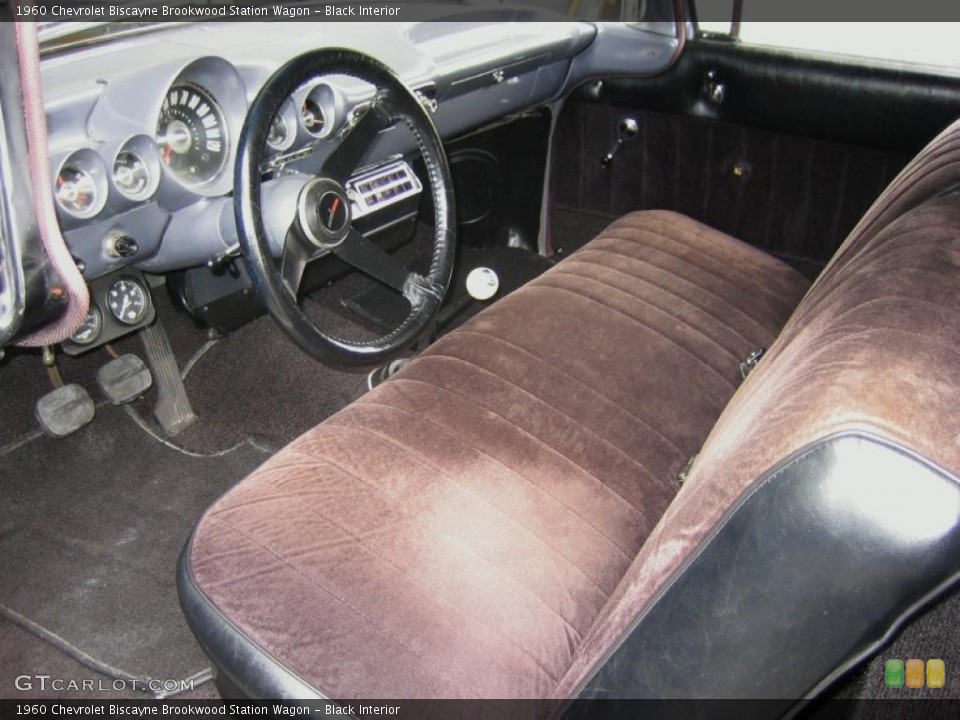 Black 1960 Chevrolet Biscayne Interiors