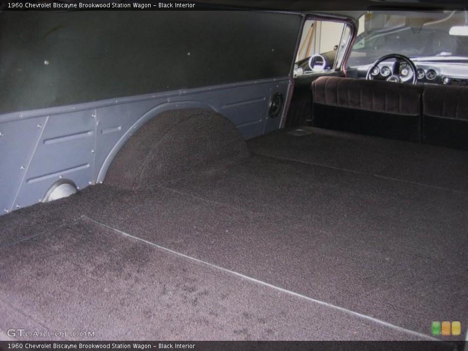 Black Interior Photo for the 1960 Chevrolet Biscayne Brookwood Station Wagon #39468910