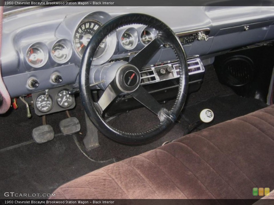 Black Interior Dashboard for the 1960 Chevrolet Biscayne Brookwood Station Wagon #39469006