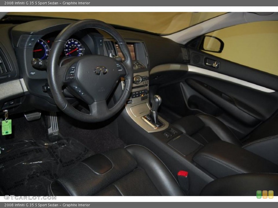 Graphite Interior Dashboard for the 2008 Infiniti G 35 S Sport Sedan #39469890