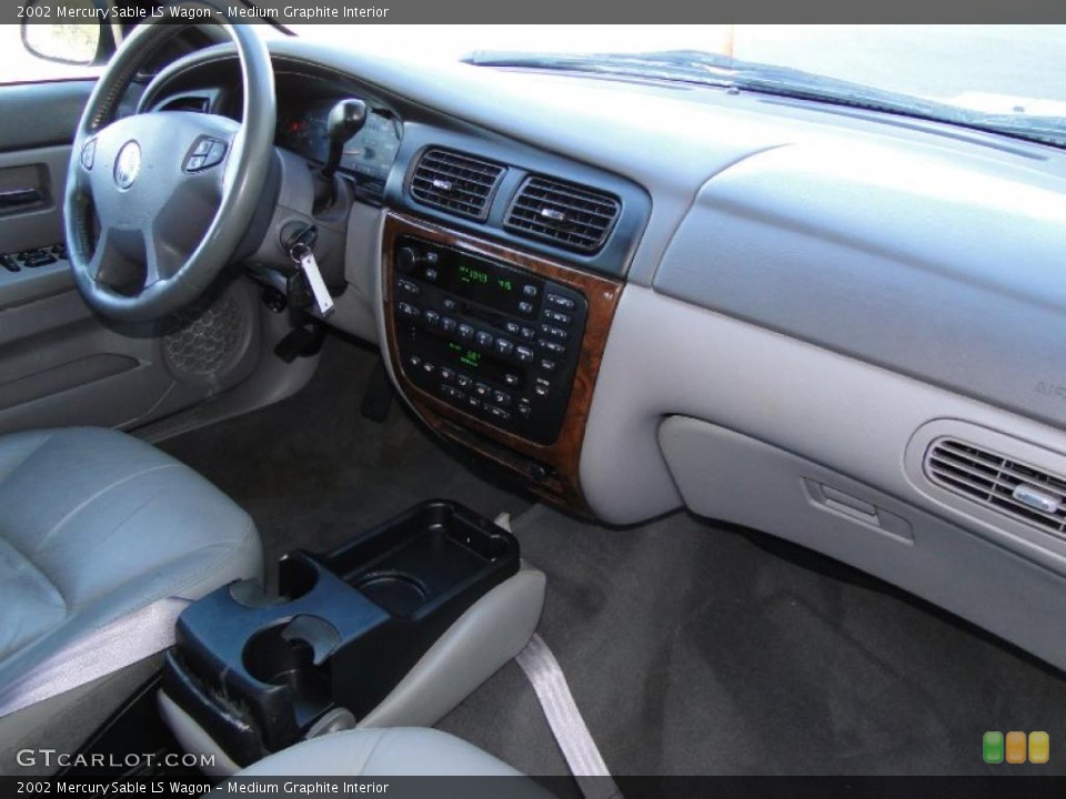 Medium Graphite Interior Dashboard for the 2002 Mercury Sable LS Wagon #39470106