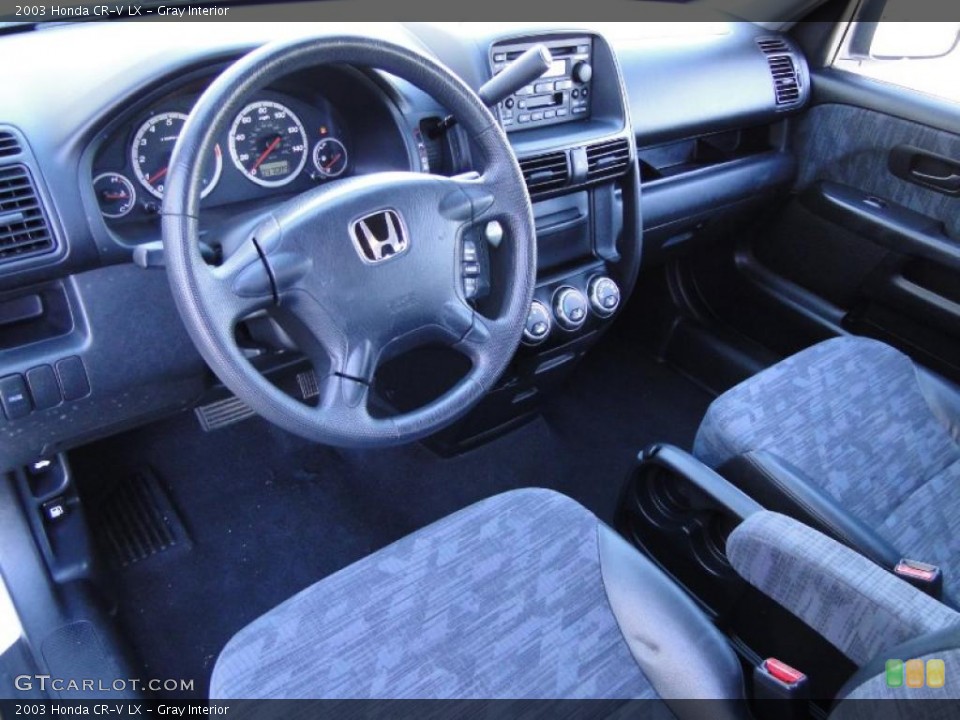 Gray Interior Prime Interior for the 2003 Honda CR-V LX #39470542